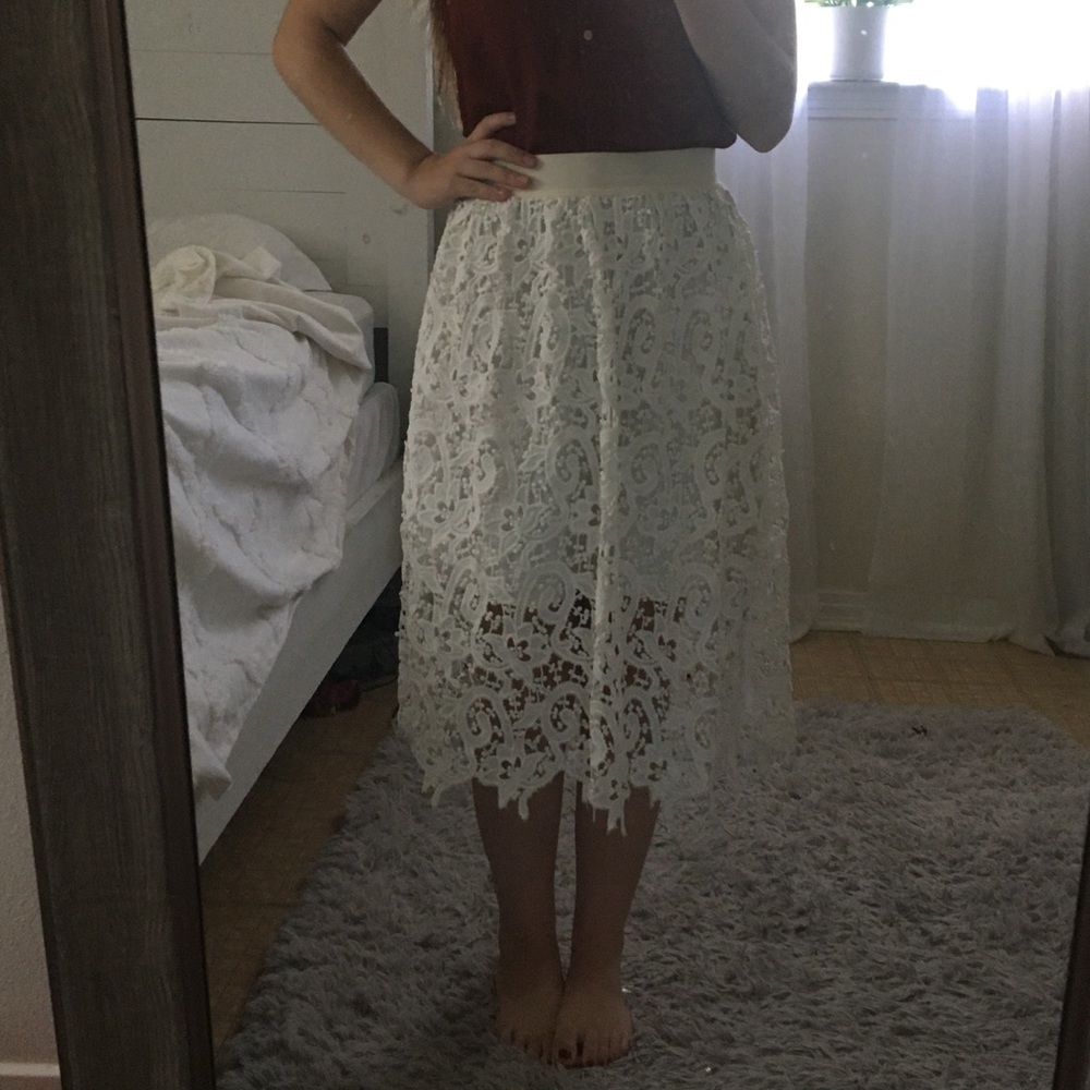 Ann Taylor lace skirt